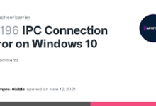 IPC connection error